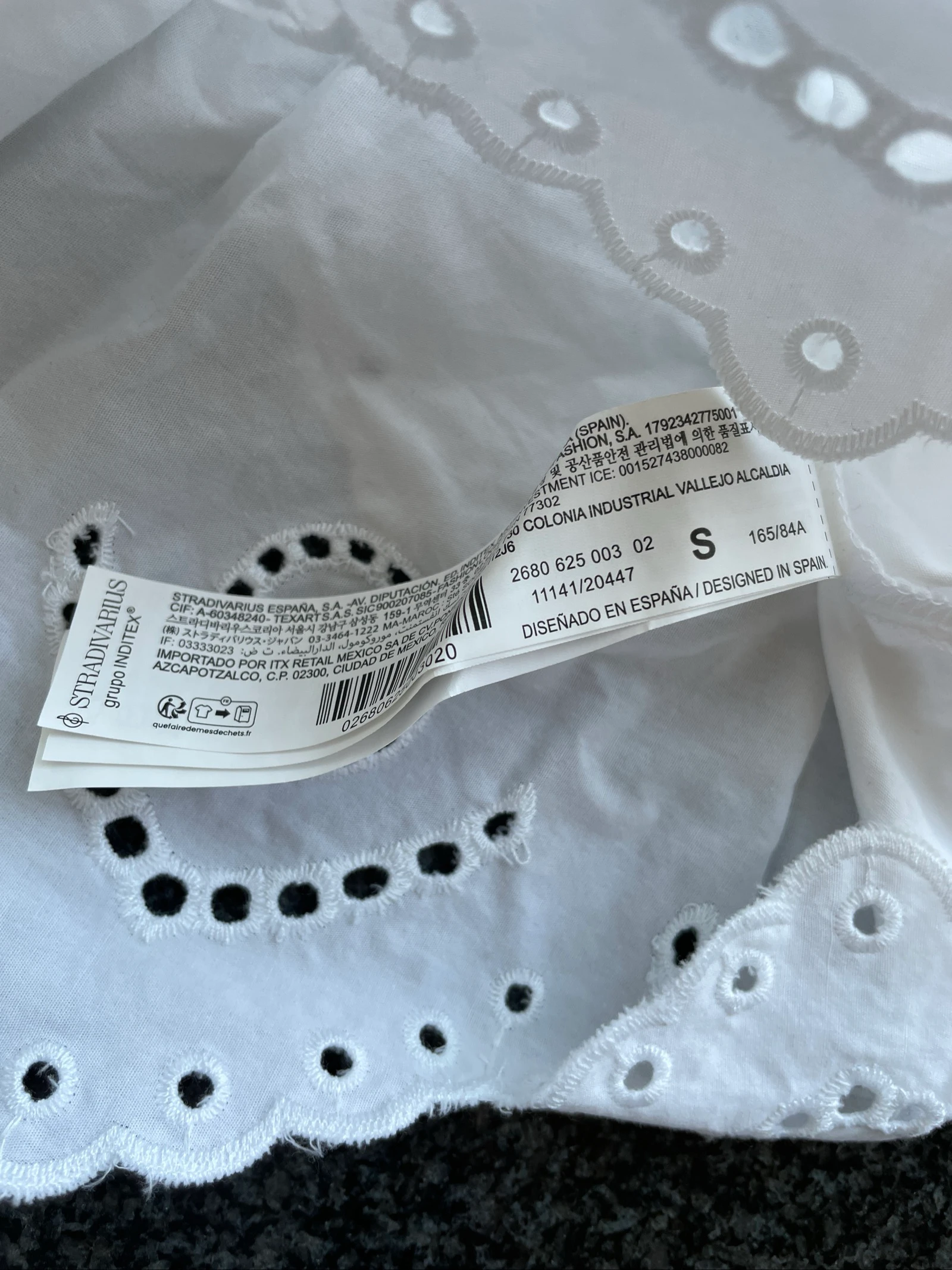 Stradivarius top wit maat S – photo 3